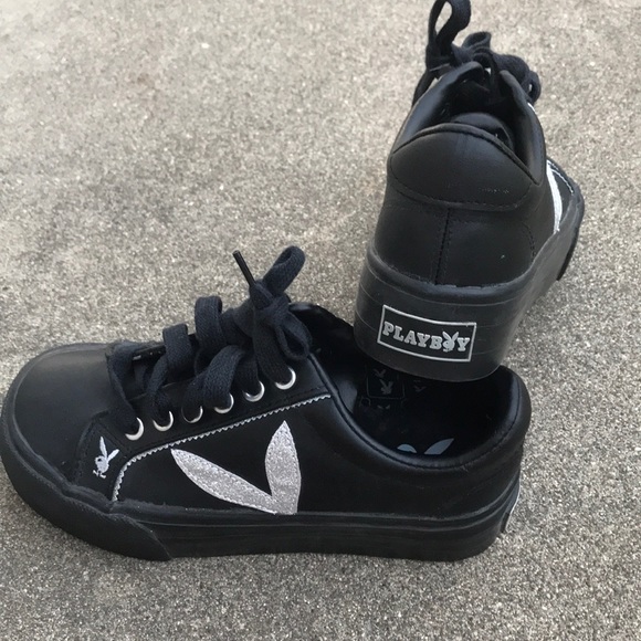 playboy platform sneakers